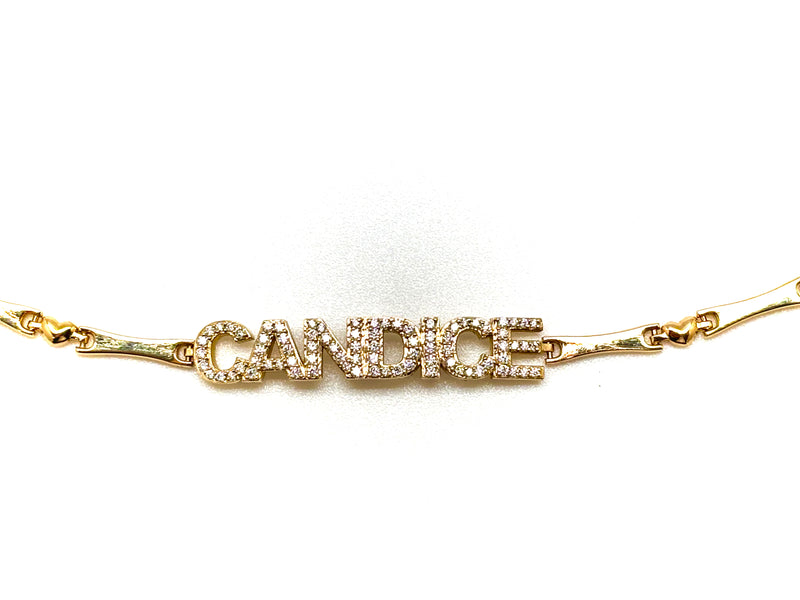 BRACELET CANDICE OR /DIAMANTS