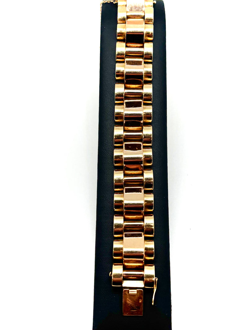 AUTHENTIQUE BRACELET TANK OR 18K