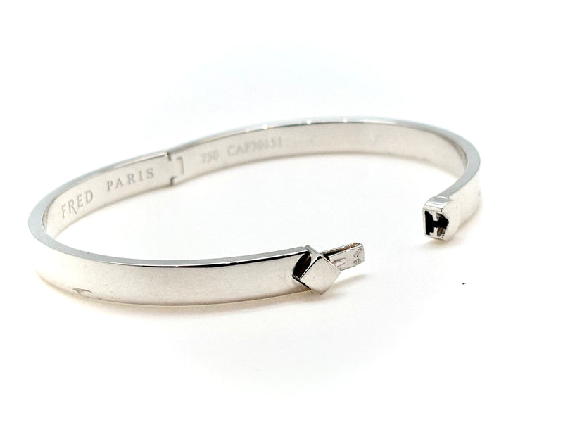 BRACELET JONC FRED OR BLANC