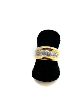 Bague Jonc diamants