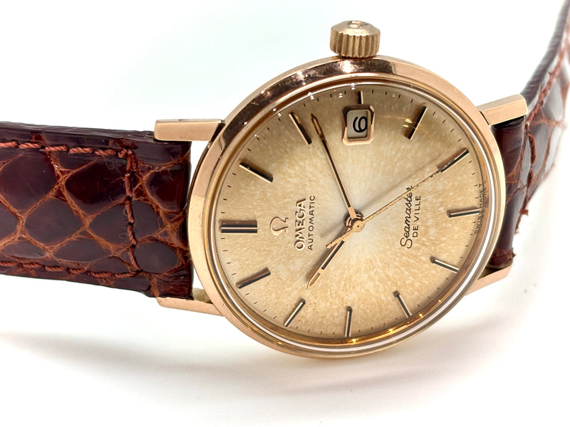 OMEGA SEAMASTER DE VILLE OR/CUIR