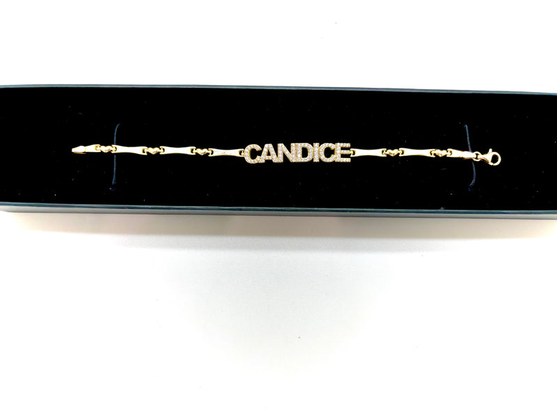 BRACELET CANDICE OR /DIAMANTS