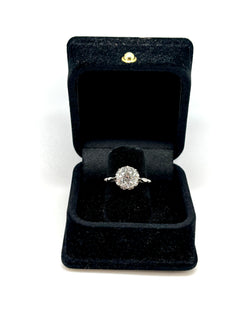 BAGUE SOLITAIRE ANCIEN 2ct
