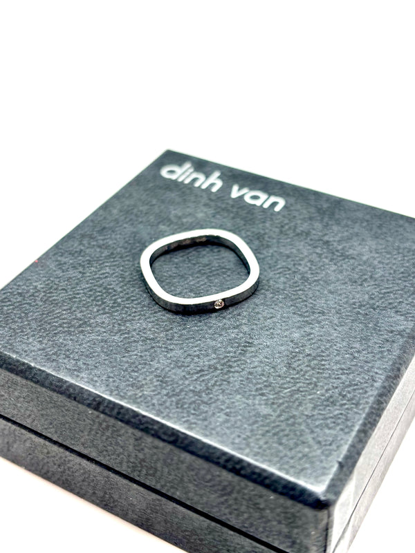BAGUE DINH VAN CUBE 1 DIAMANT