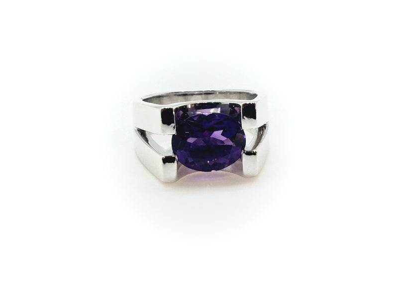 BAGUE DE CREATEUR AMETHYSTE