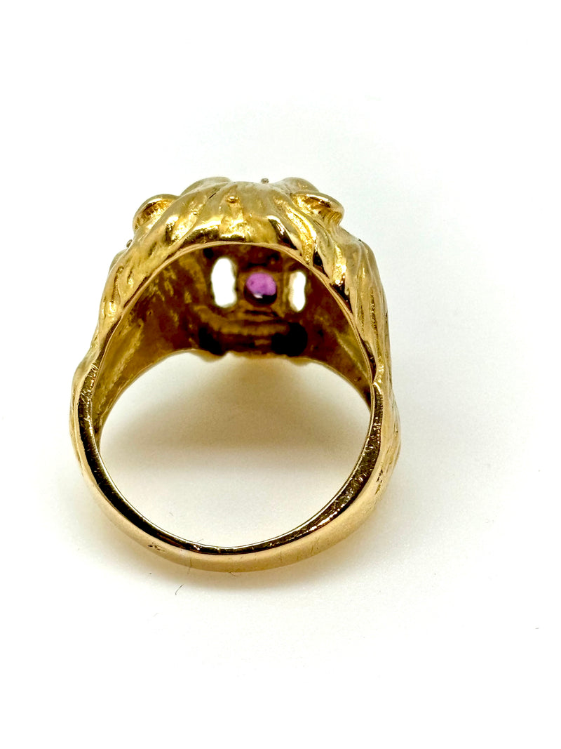 BAGUE TETE DE LION