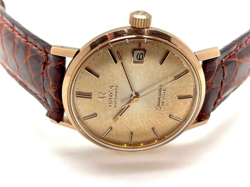 OMEGA SEAMASTER DE VILLE OR/CUIR