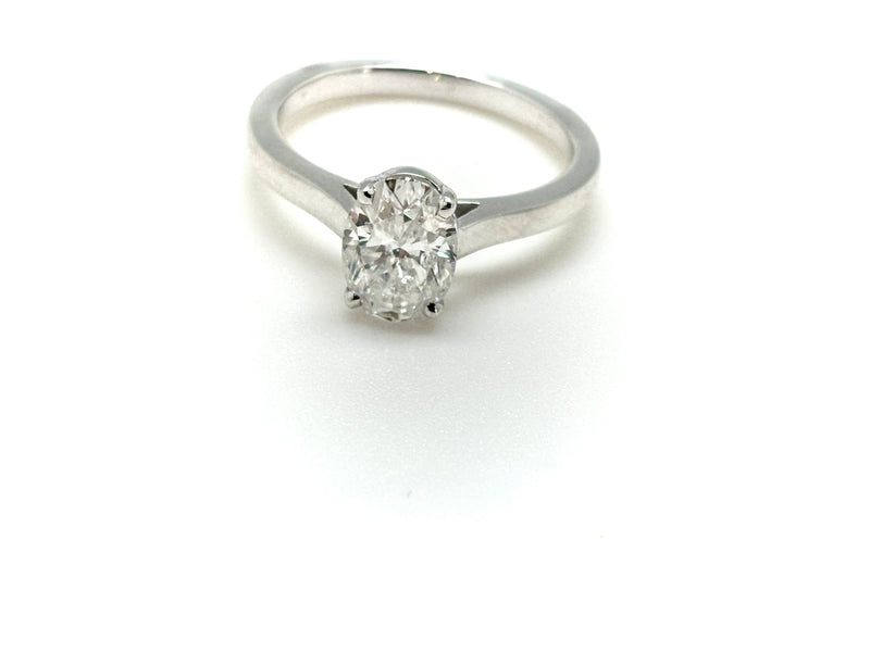 SOLITAIRE DIAMANT OVALE 1,35ct