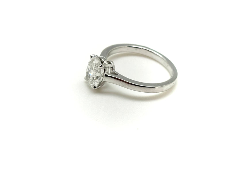 SOLITAIRE DIAMANT OVALE 1,35ct