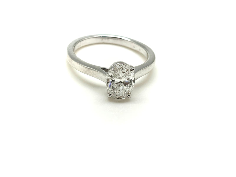 SOLITAIRE DIAMANT OVALE 1,35ct