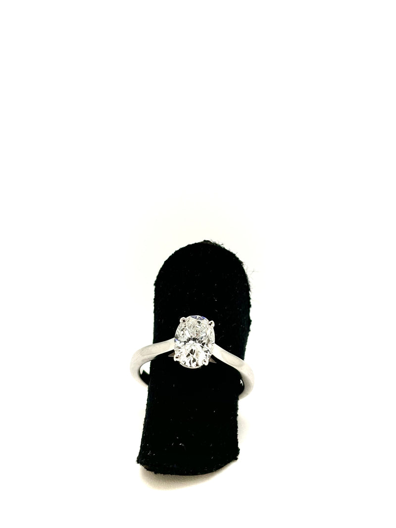 SOLITAIRE DIAMANT OVALE 1,35ct