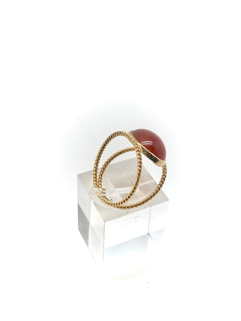 Bague  cornaline