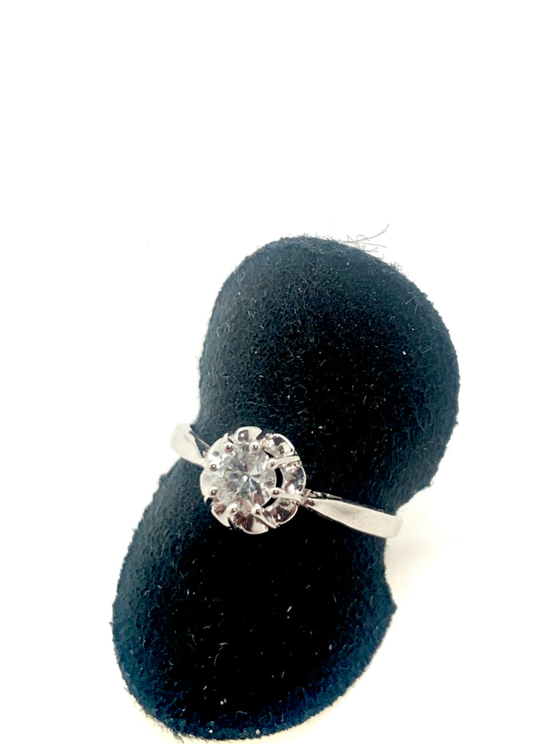 Solitaire ancien diamant